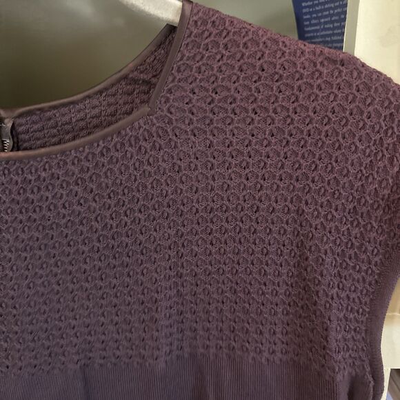 Galerie Pink Skirt Suit Size 100% Wool Italy Shell Jacket 3 Piece Brown Vintage - Picture 6 of 13